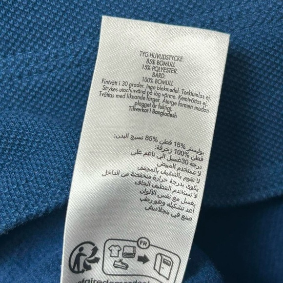 Crew Clothing Co. Blue Quarter Zip Polo – Classic Fit, Casual Preppy Style - Picture 4 of 6